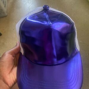 Shiny Purple Trucker Hat